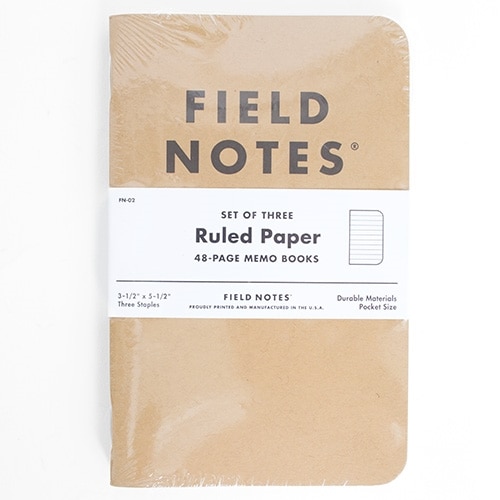 Field Notes, Memo & Notebooks, Art & School, Ruled, 3 pack, 4466